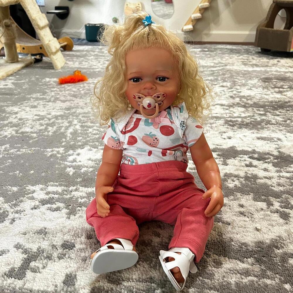 Reborn Baby (Toddler) Girl Full Body Silicone Vinyl & Accessories (NWT)